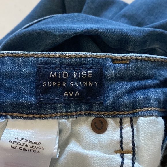 Women’s Lucky Brand Mid Rise Super Skinny Ava Jeans Size 6/28 - Picture 8 of 14